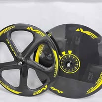 Pack Performance – Roue Avant 5 Bâtons + Roue Arrière Lenticulaire - MF Carbon Cycles